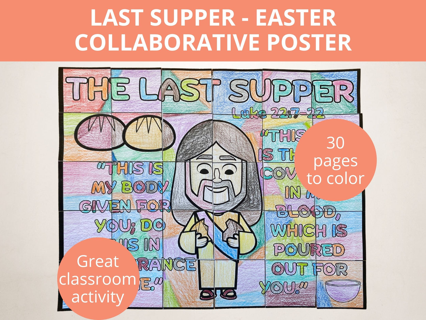 Last Supper Collaborative Poster
