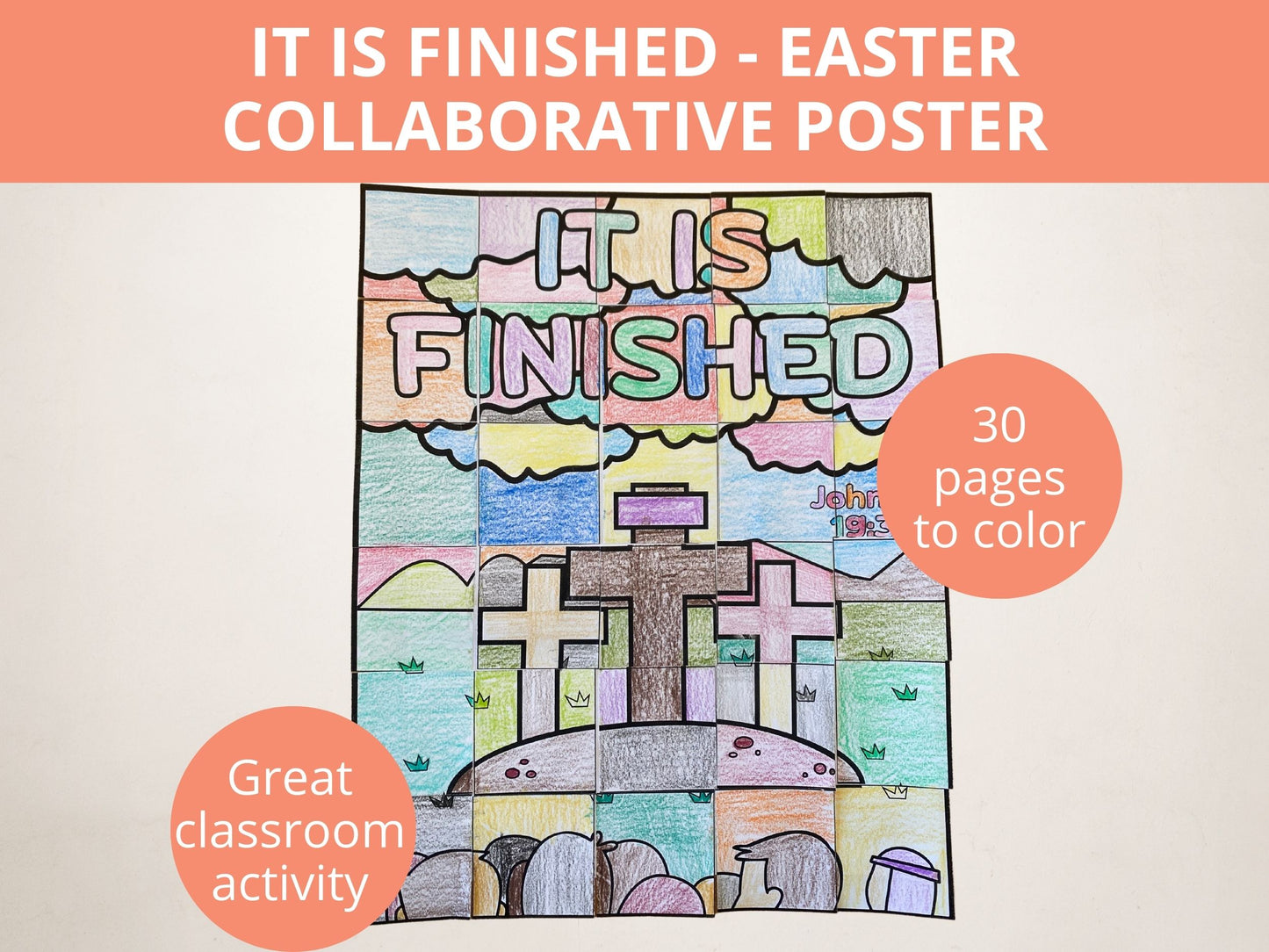 It is Finished Collaborative Poster