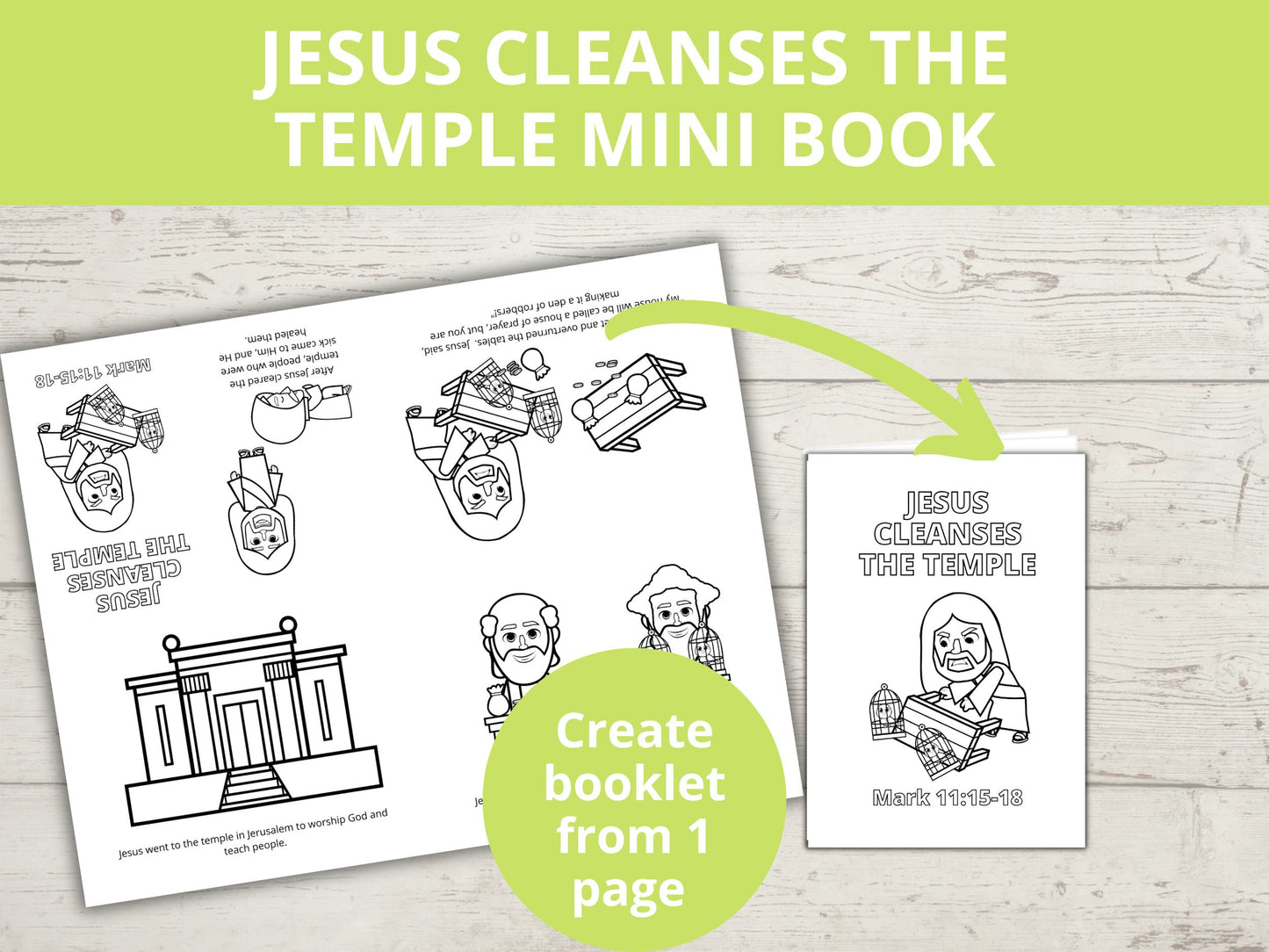 Jesus Cleanses the Temple Mini book