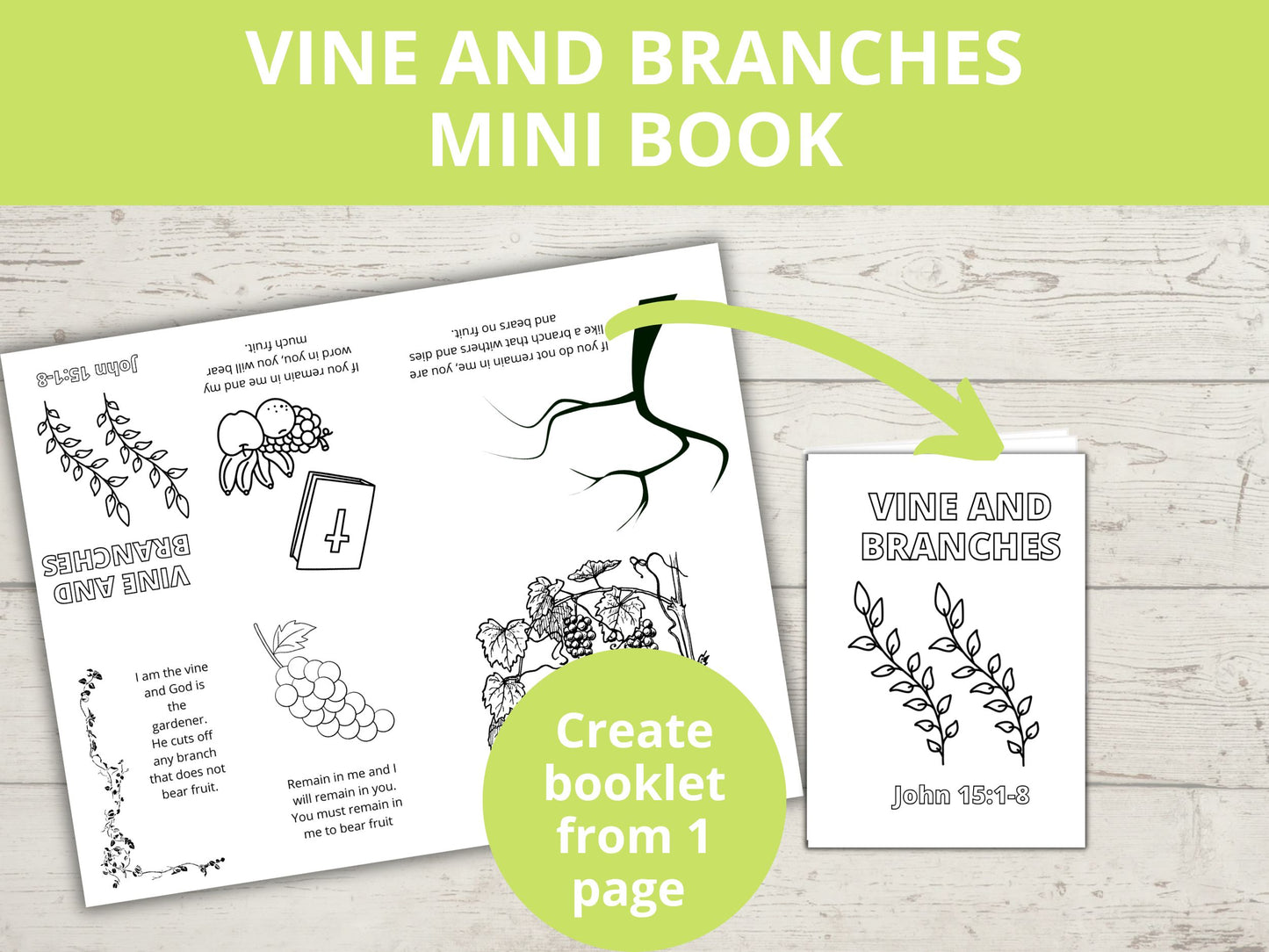 I am the Vine Mini Book