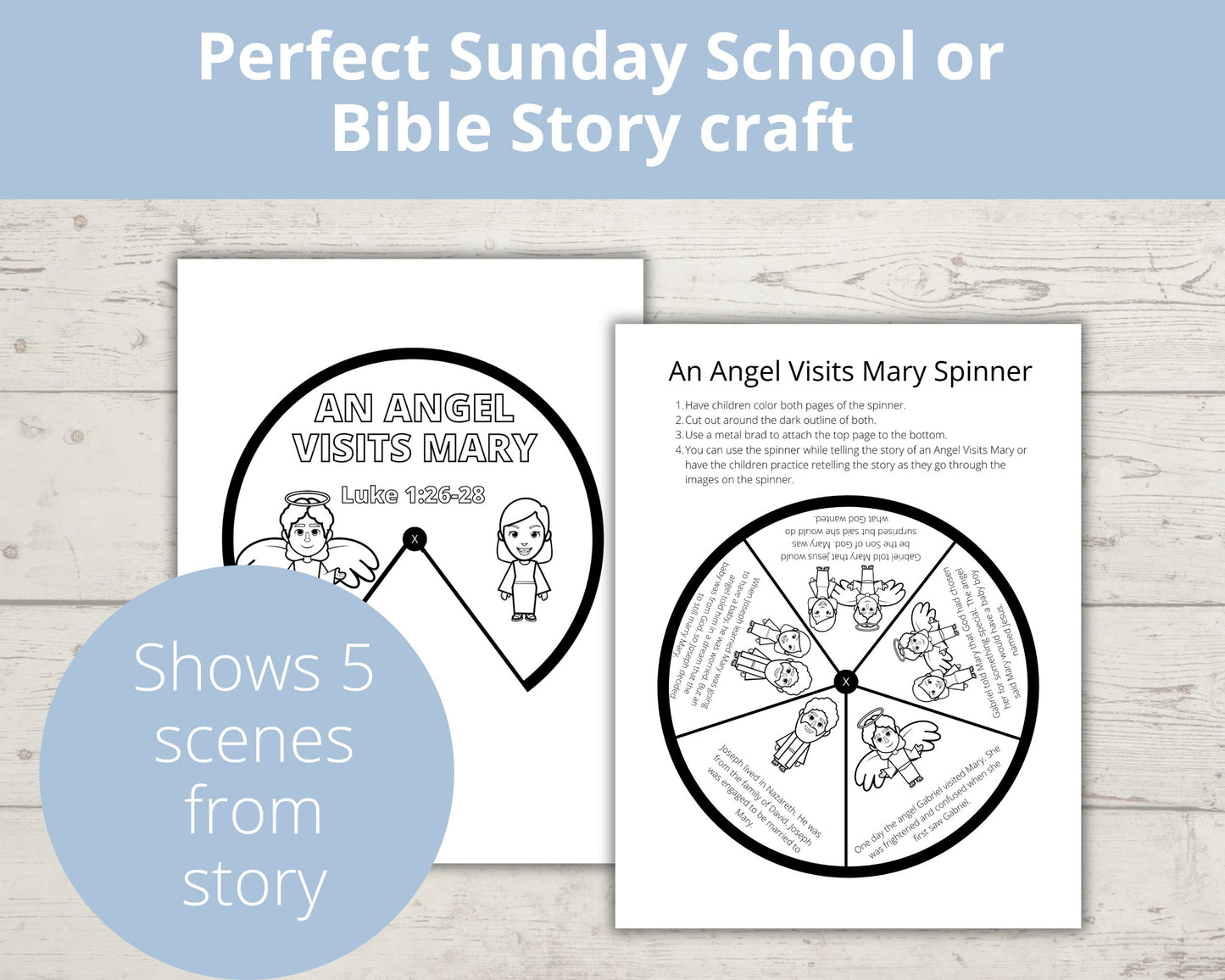 An Angel Visits Mary Spinner