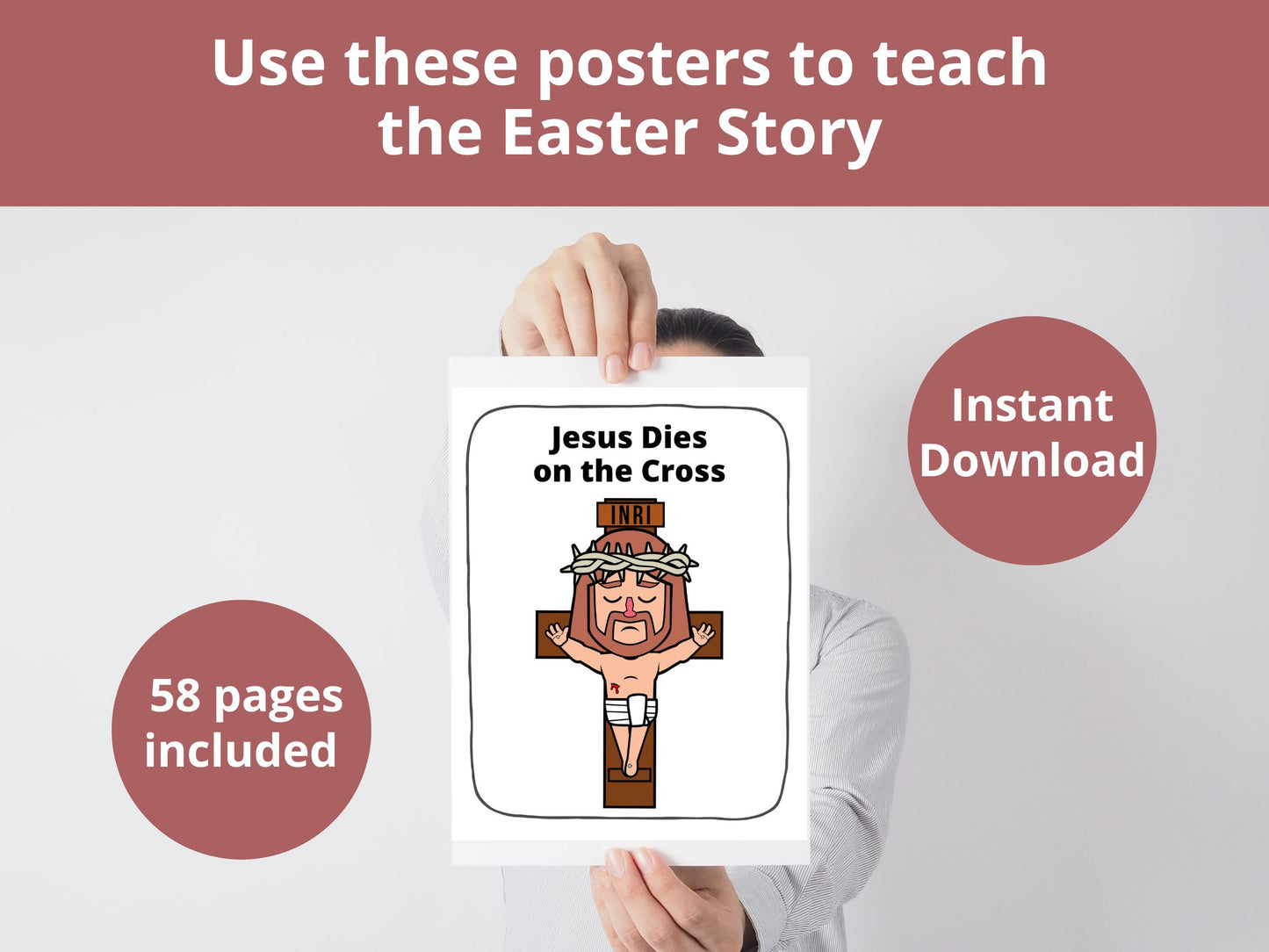 Easter Story Storybook & Coloring Pages