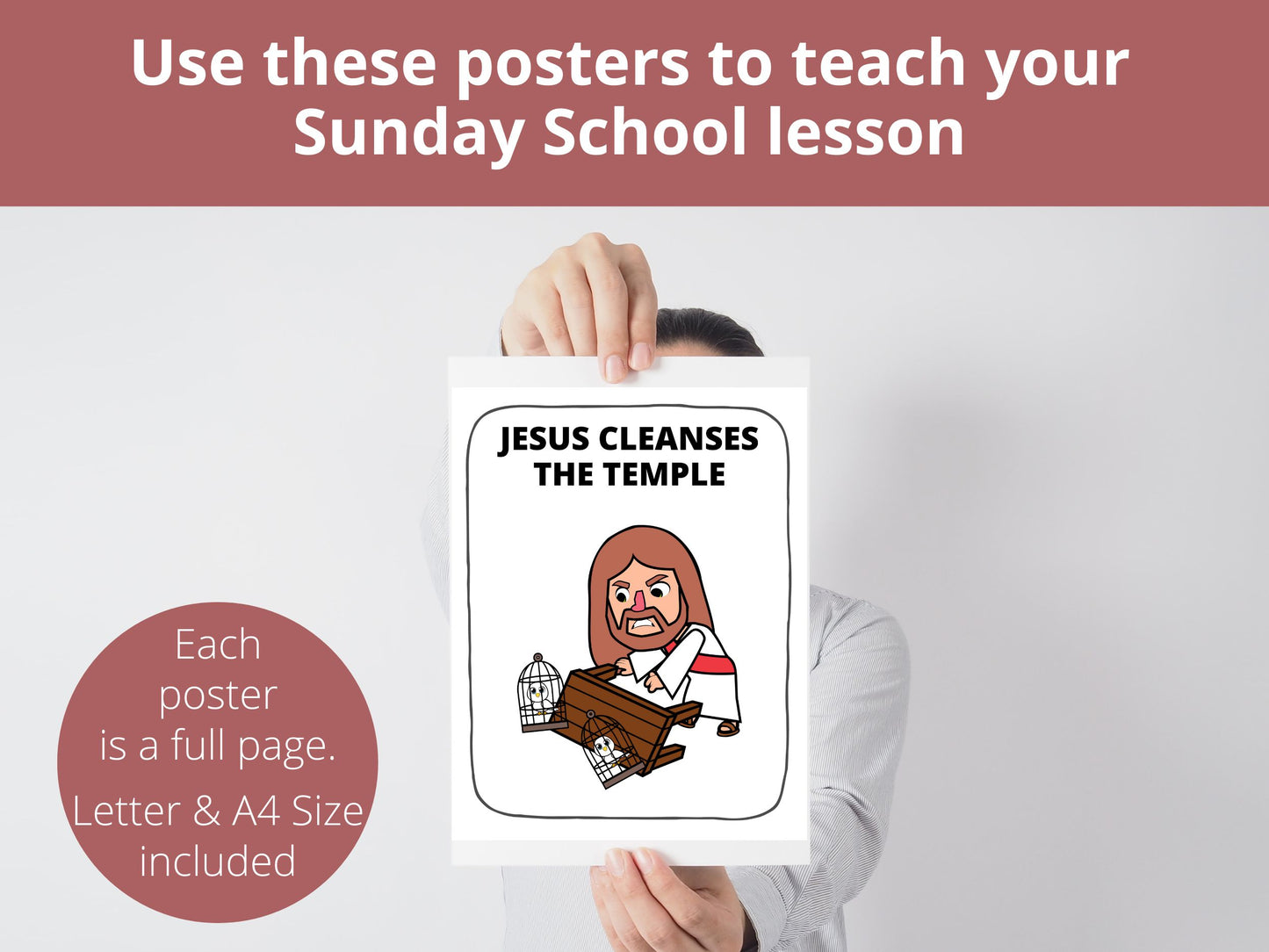 Jesus Cleanses the Temple Posters