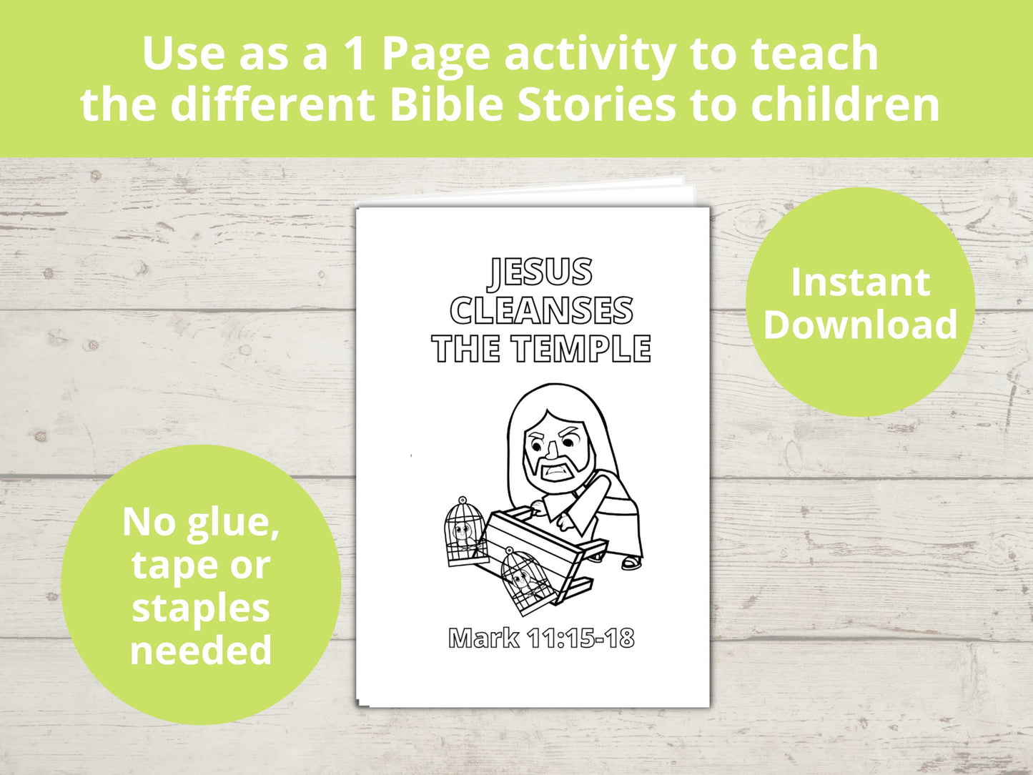 Jesus Cleanses the Temple Mini book