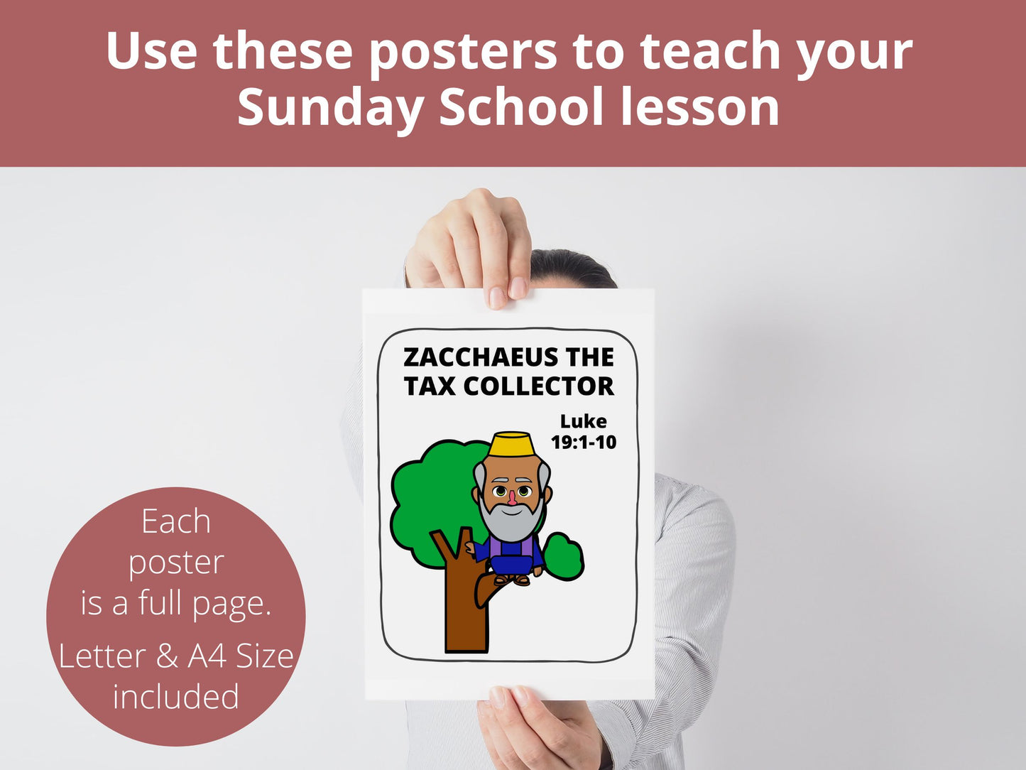 Collection of 12 Bible Story Poster Sets