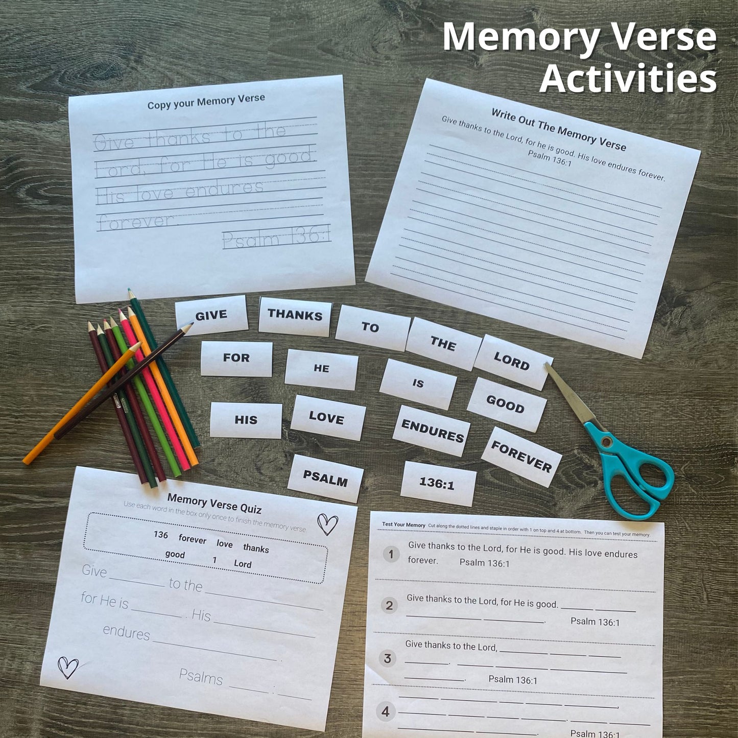 Give Thanks Activity Pack
