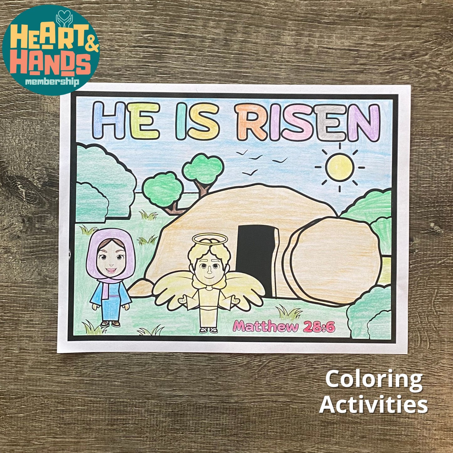 He is Risen Easter Story Activity Pack