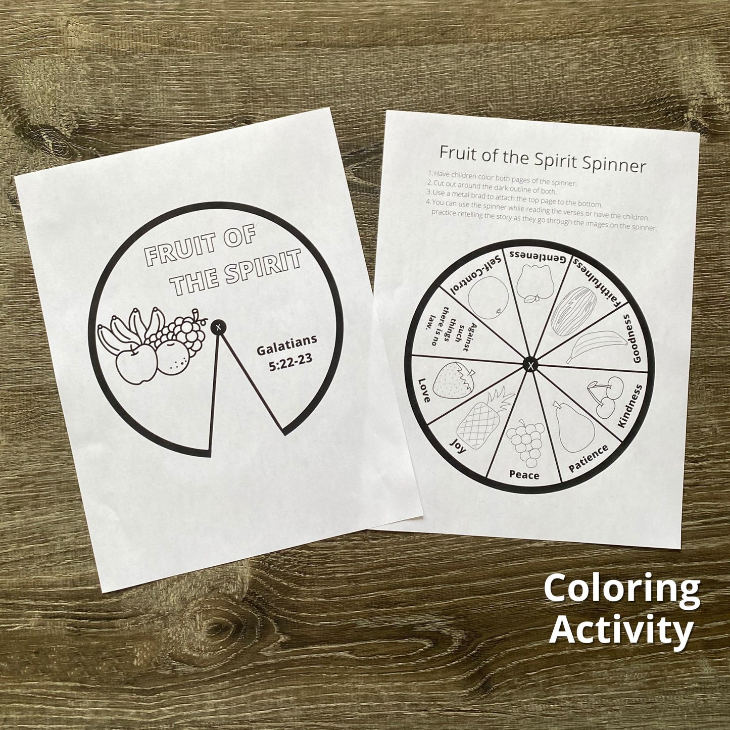 Fruit of the Spirit - Galatians 5:22-23 Activity Pack