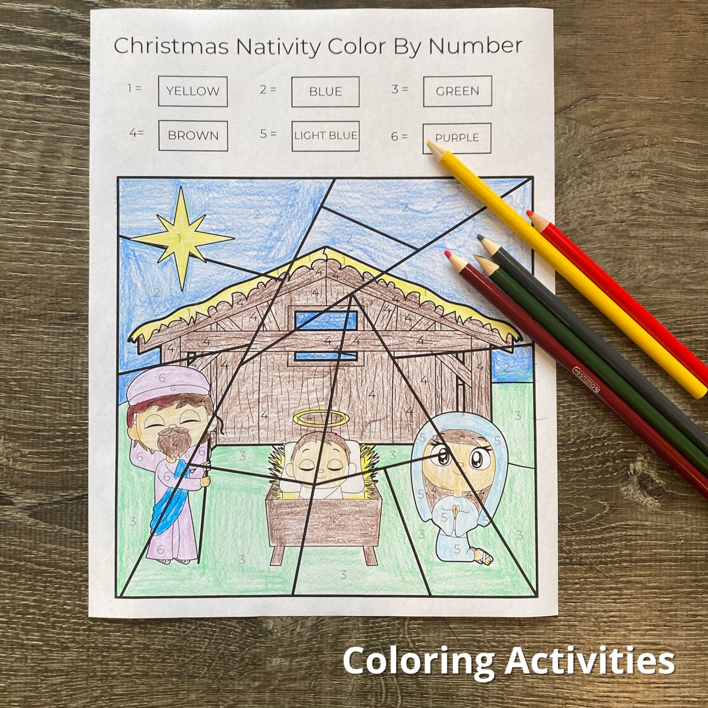 Unto Us a Child is Born Activity Pack
