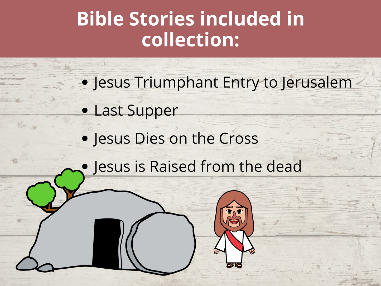 Easter Story Storybook & Coloring Pages