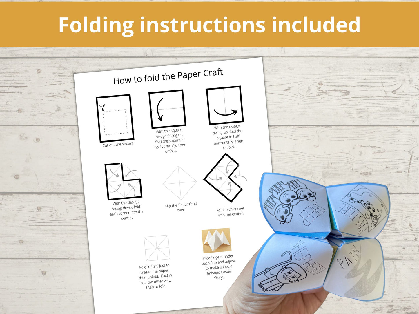 Lord is my Shepherd Cootie Catcher