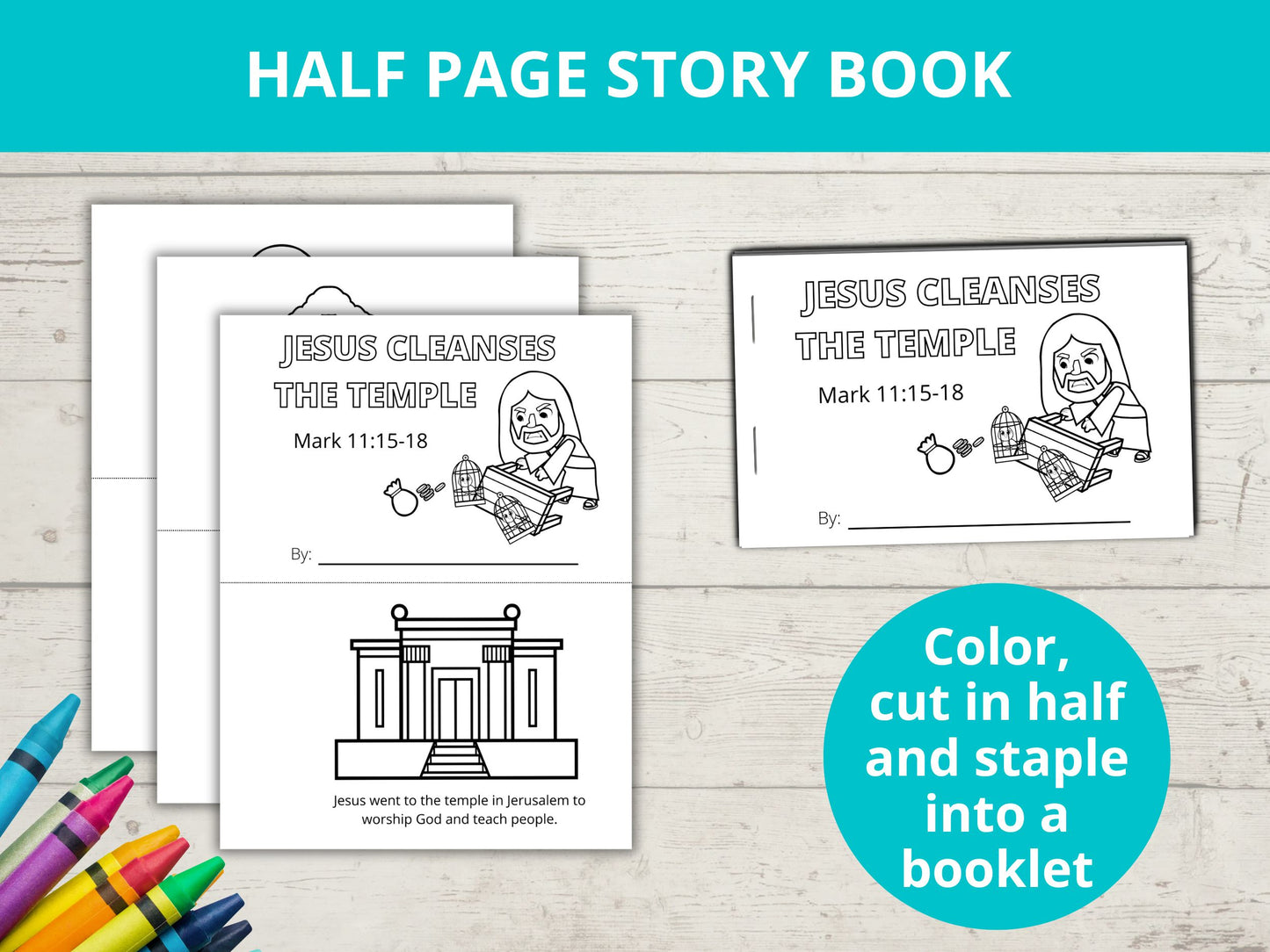 Jesus Cleanses the Temple Activity Pack