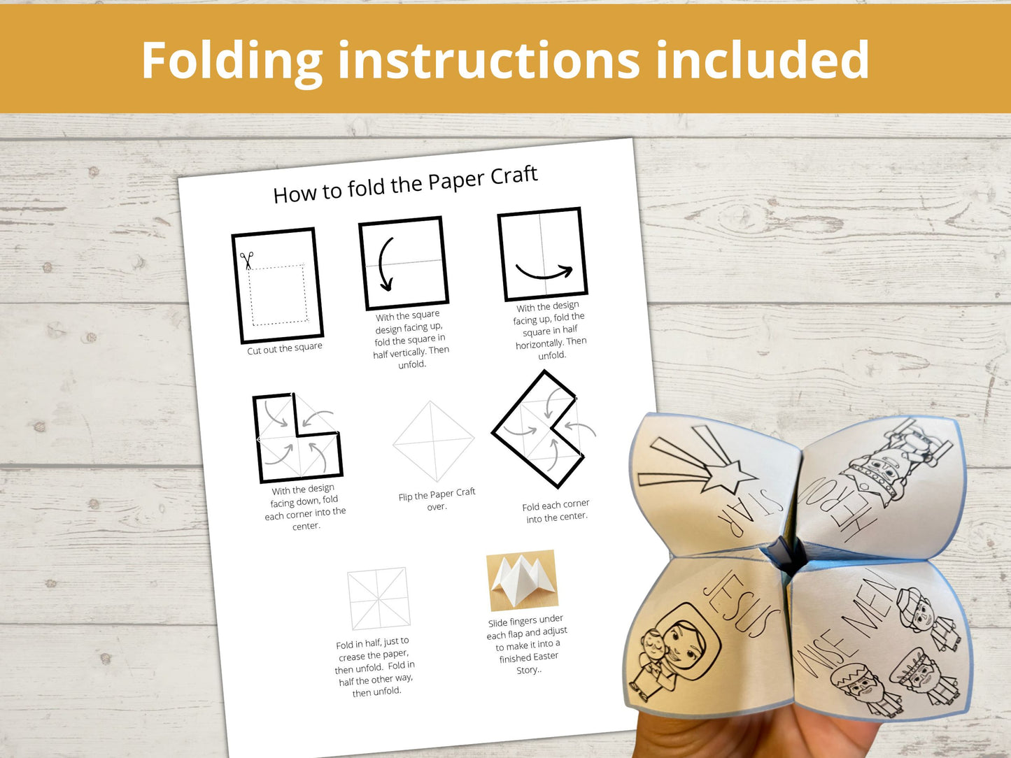 Three Wise Men Cootie Catcher