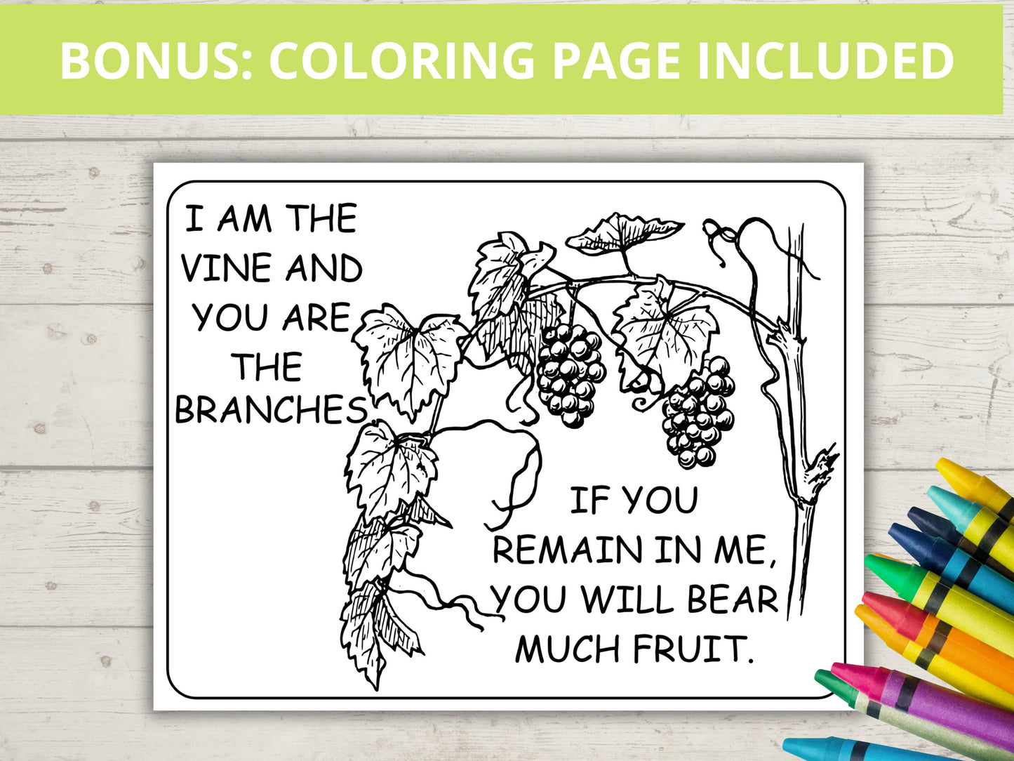 I am the Vine Mini Book