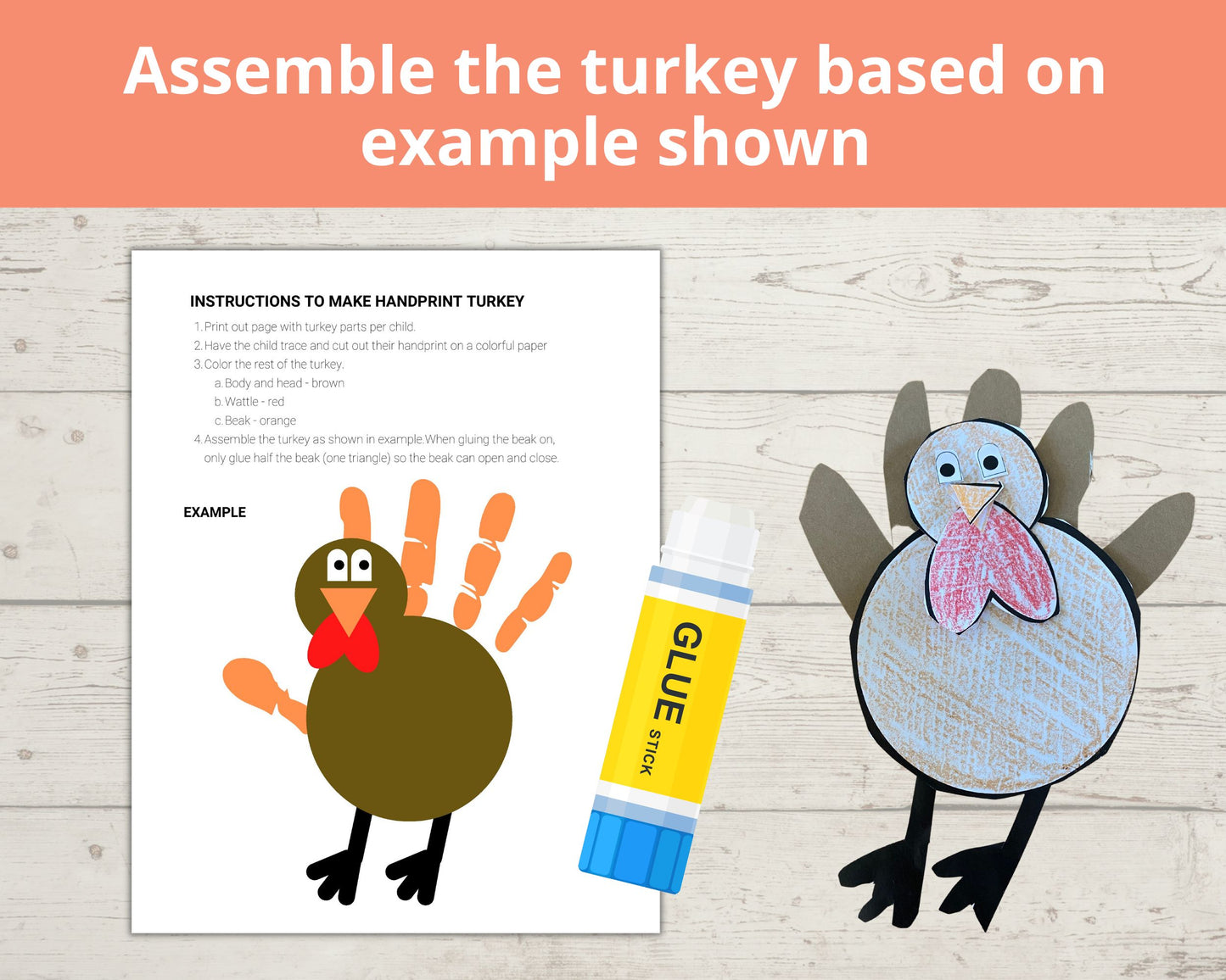 Handprint Turkey Craft