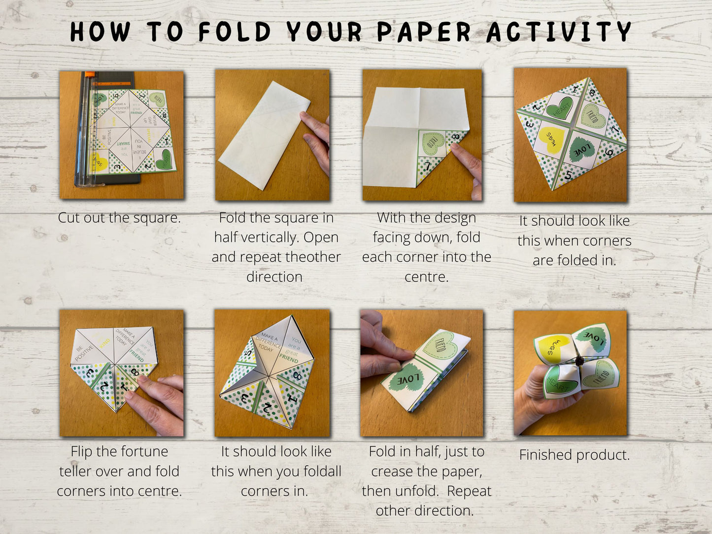 Jesus Cleanses the Temple Cootie Catcher