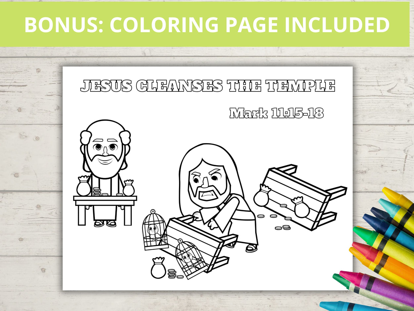 Jesus Cleanses the Temple Mini book