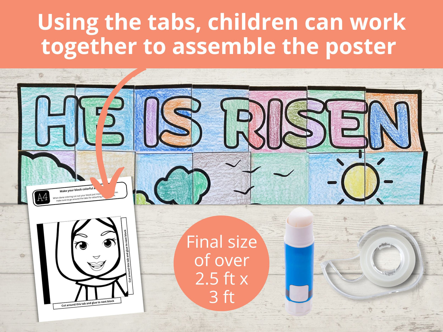 He is Risen Collaborative Poster