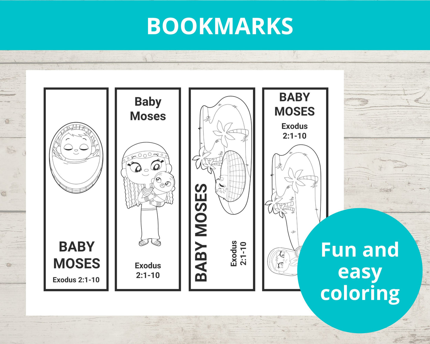 Baby Moses Activity Pack
