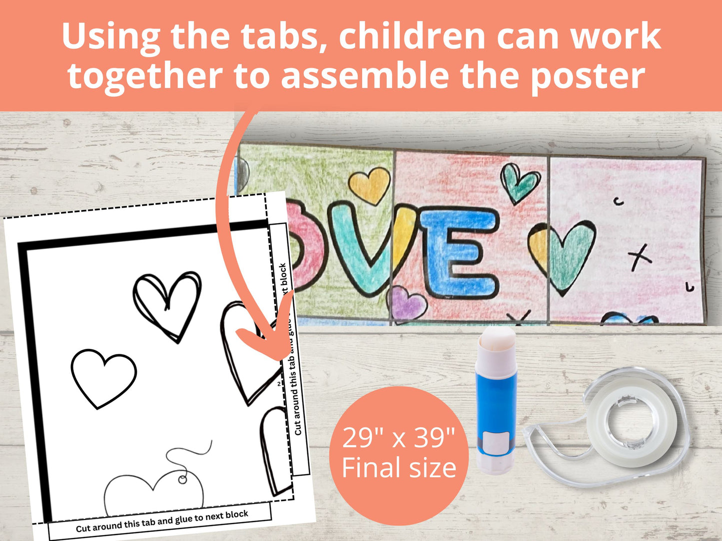 Love One Another Collaborative Poster