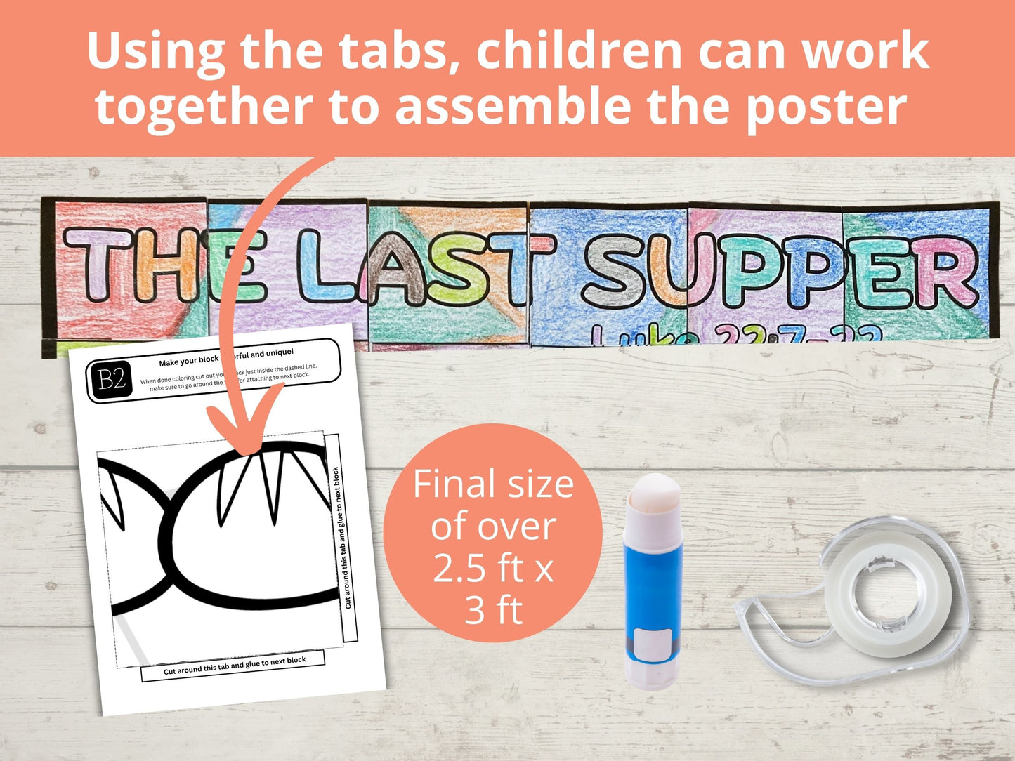 Last Supper Collaborative Poster