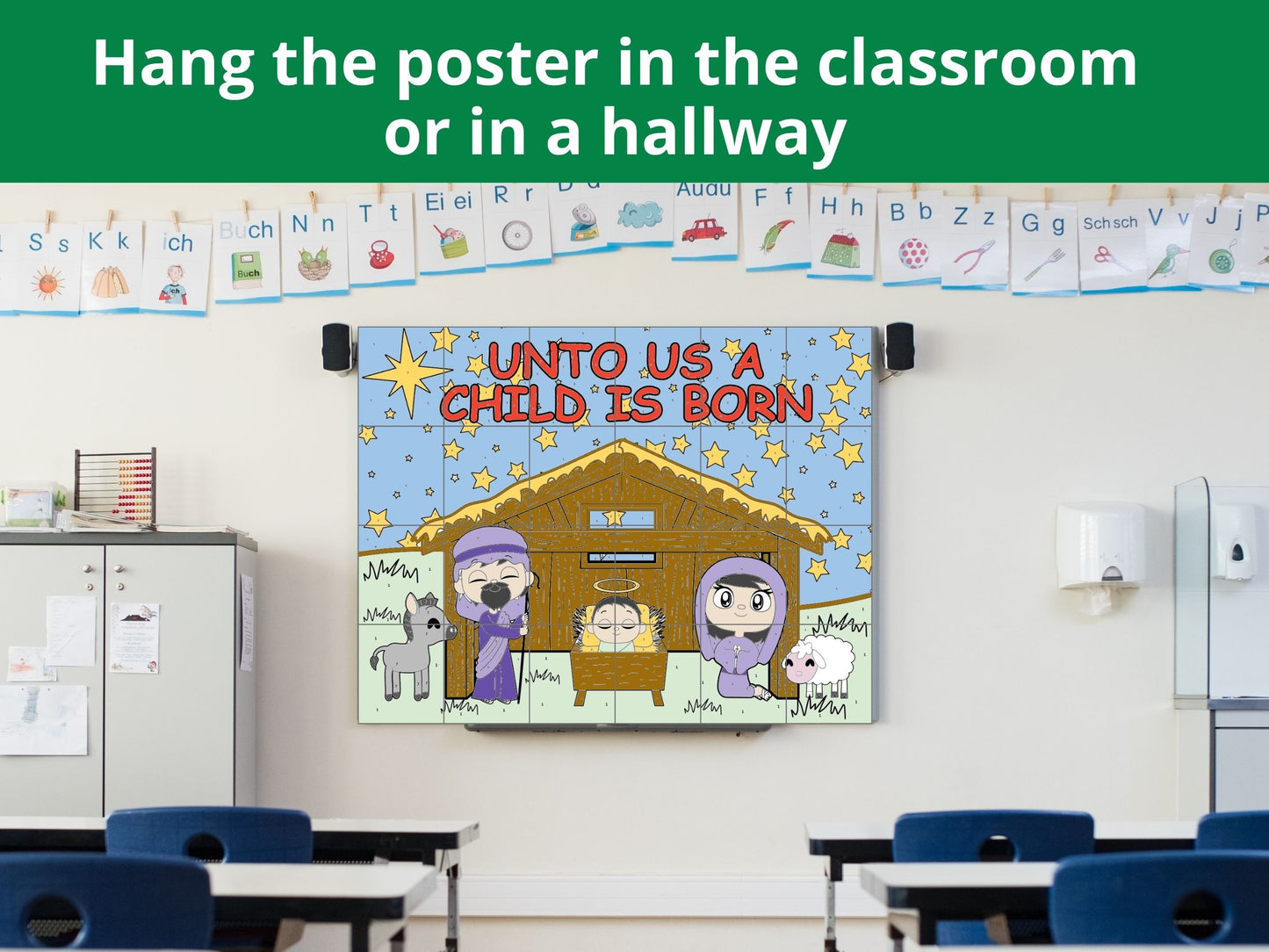Christmas Nativity Collaborative Poster