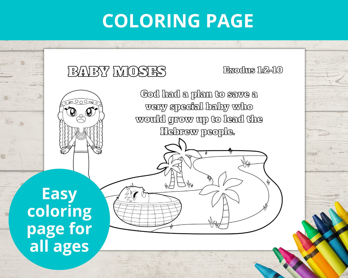 Baby Moses Activity Pack