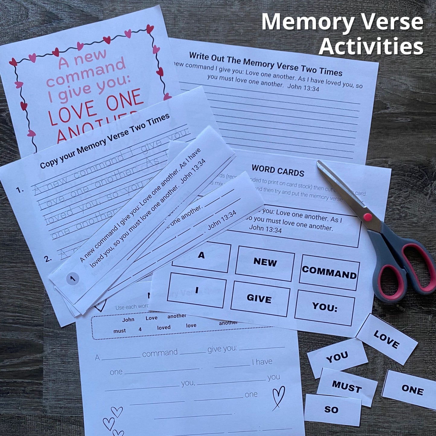 Love One Another Activity Pack