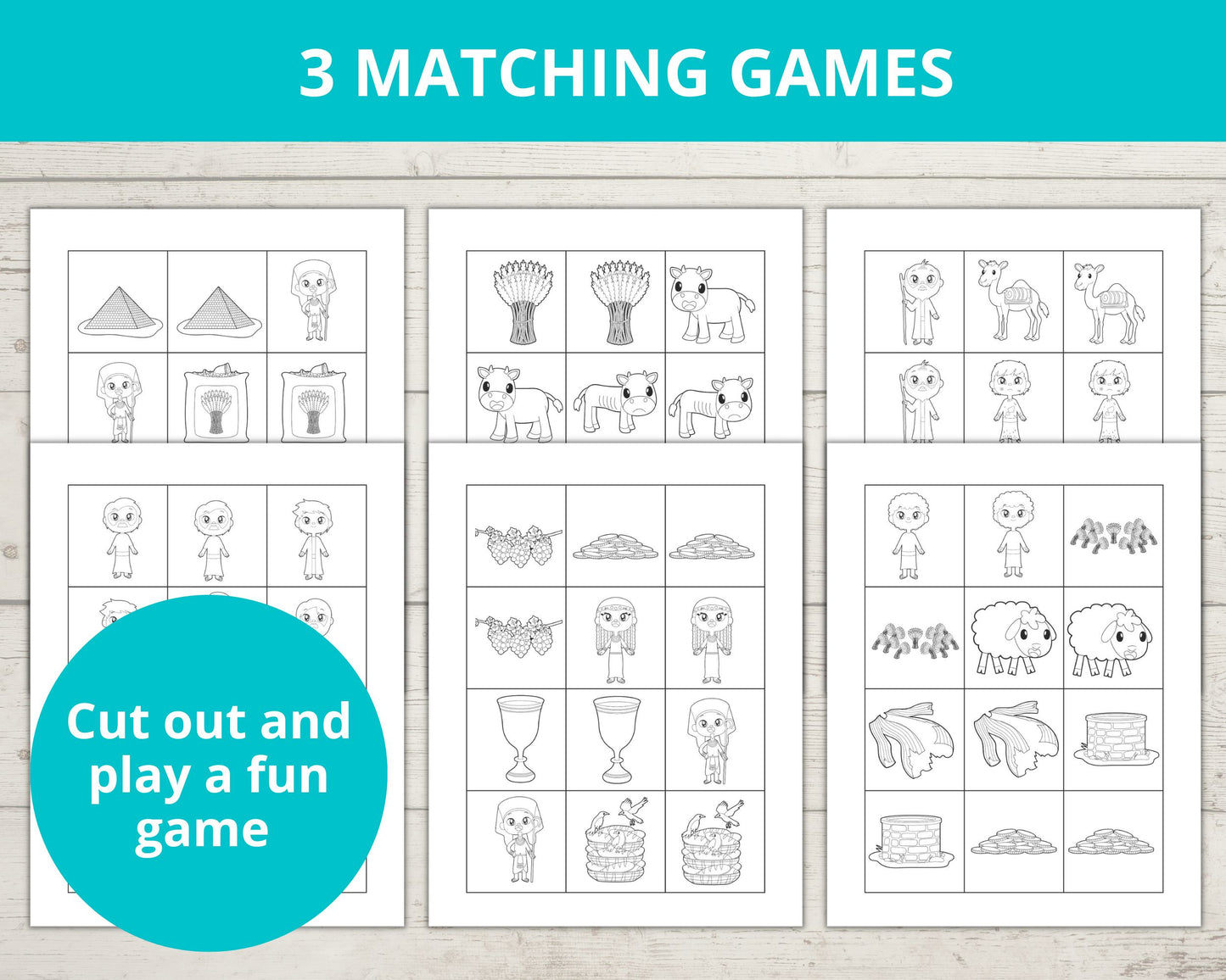 Story of Joseph Printable Activity Pack