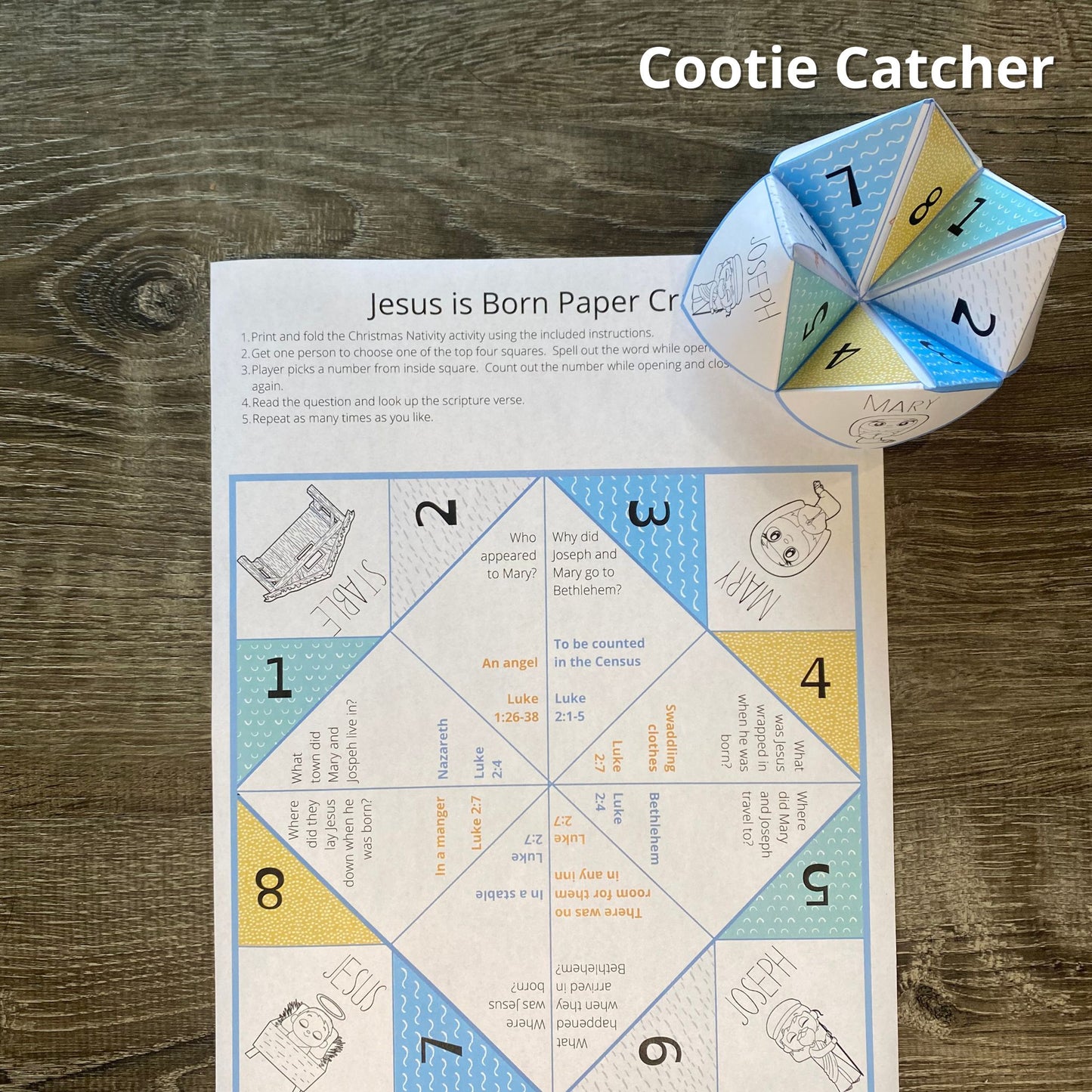 Unto Us a Child is Born Activity Pack
