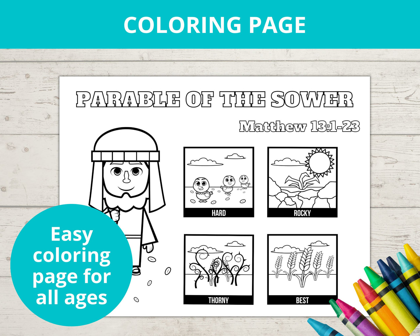 Parable of the Sower Printable Activity Pack