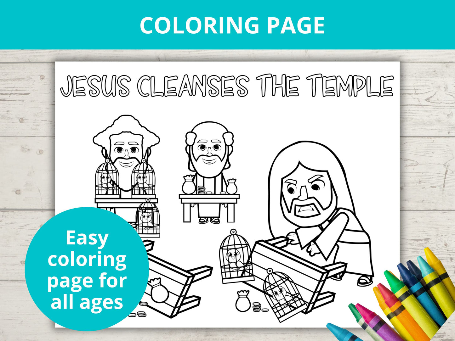 Jesus Cleanses the Temple Activity Pack
