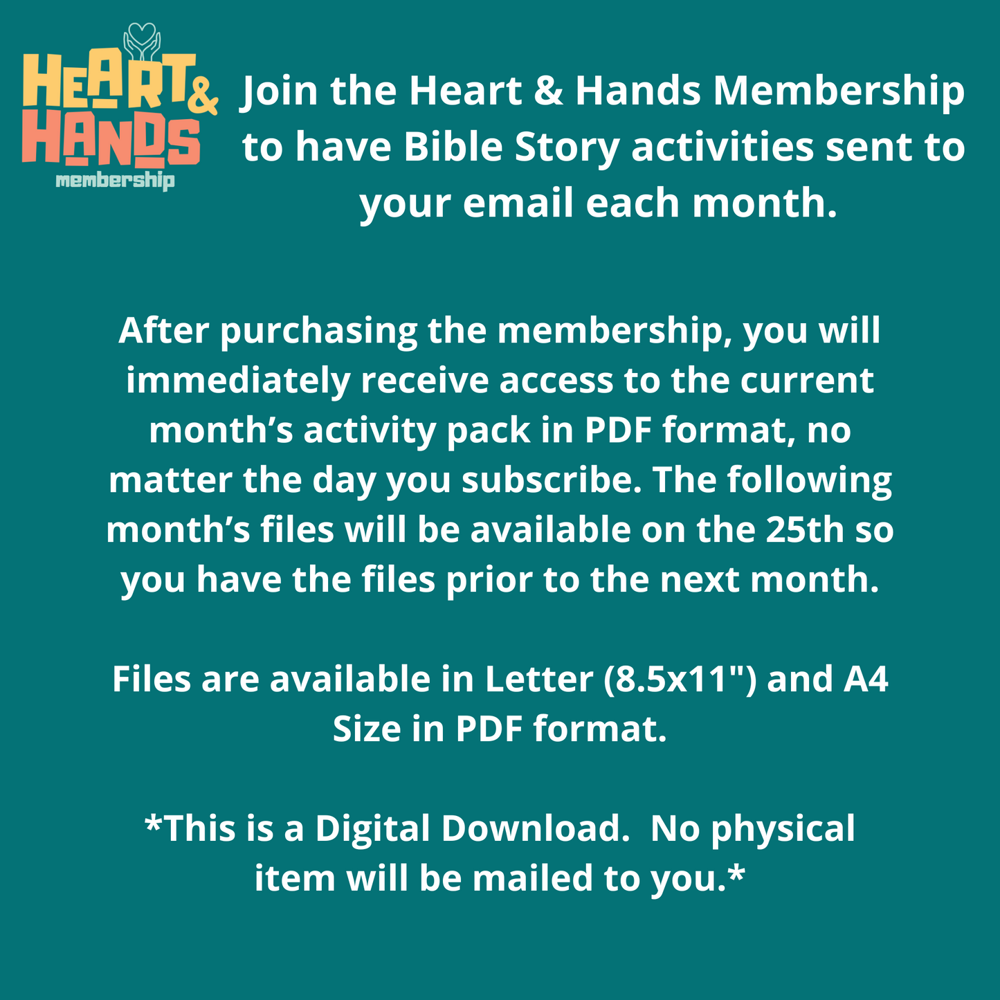 Heart & Hands Annual Membership