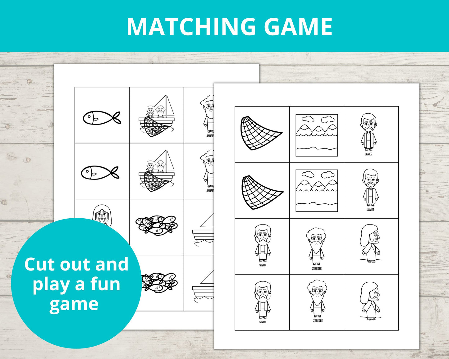 Fishers of Men Printable Activity Pack
