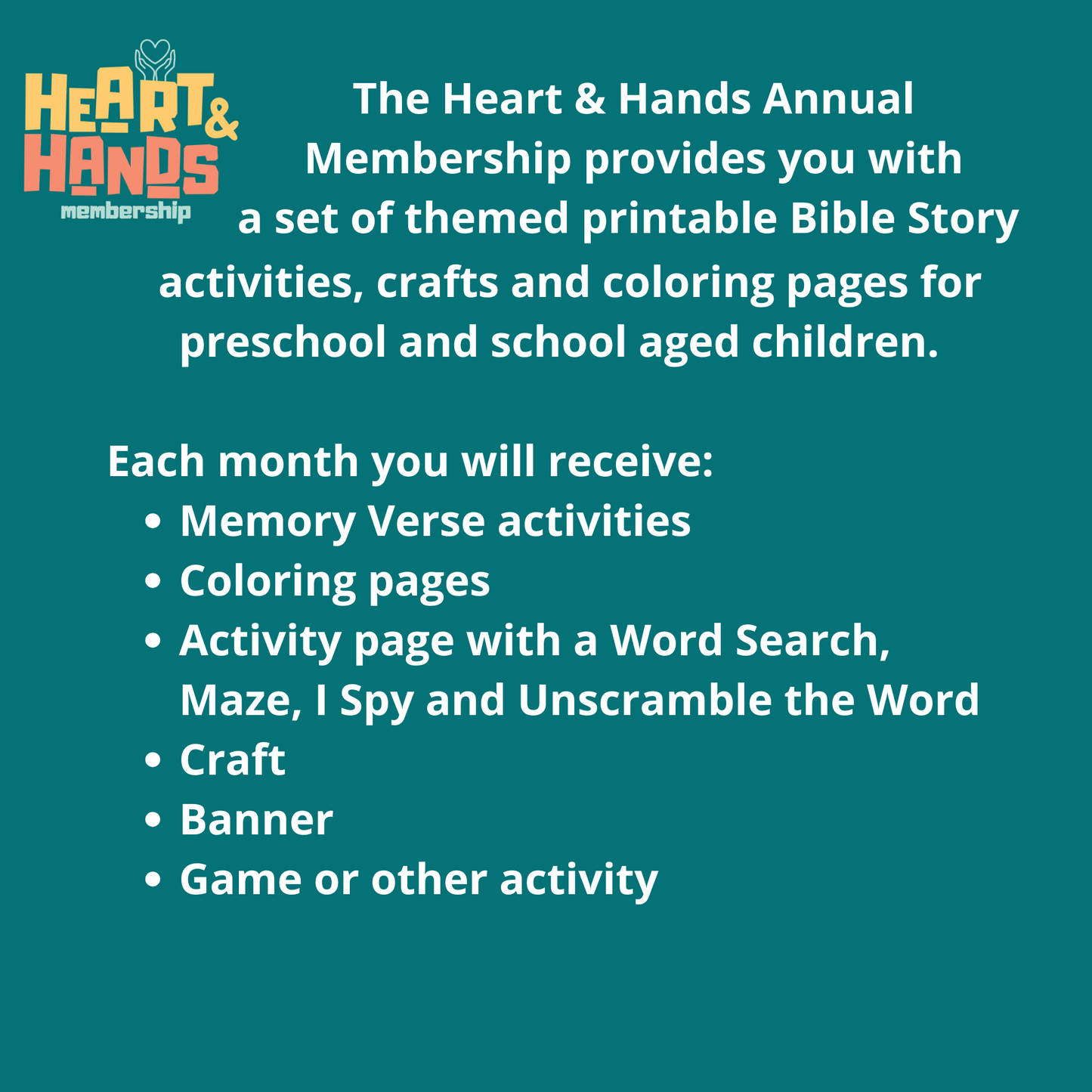 Heart & Hands Annual Membership