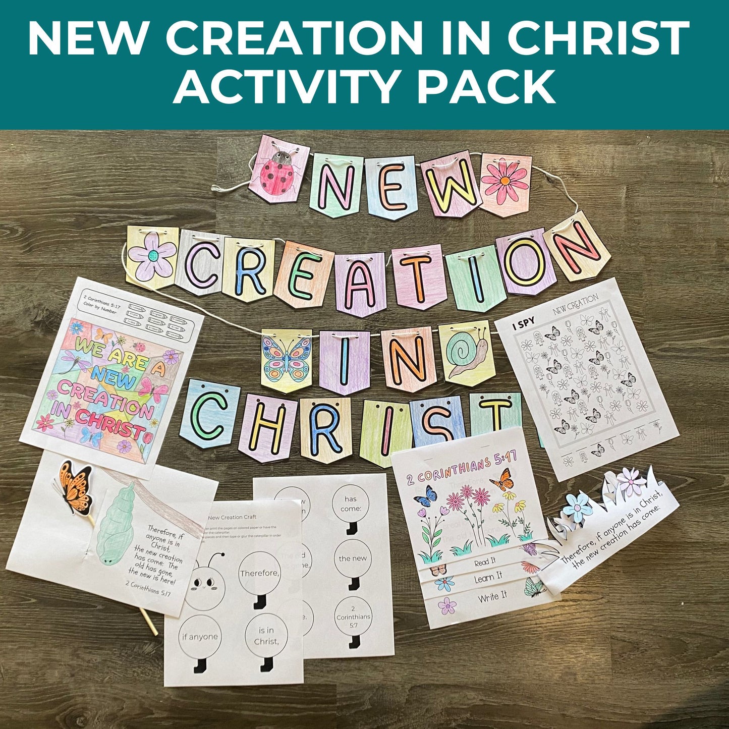 New Creation in Christ Activity Pack