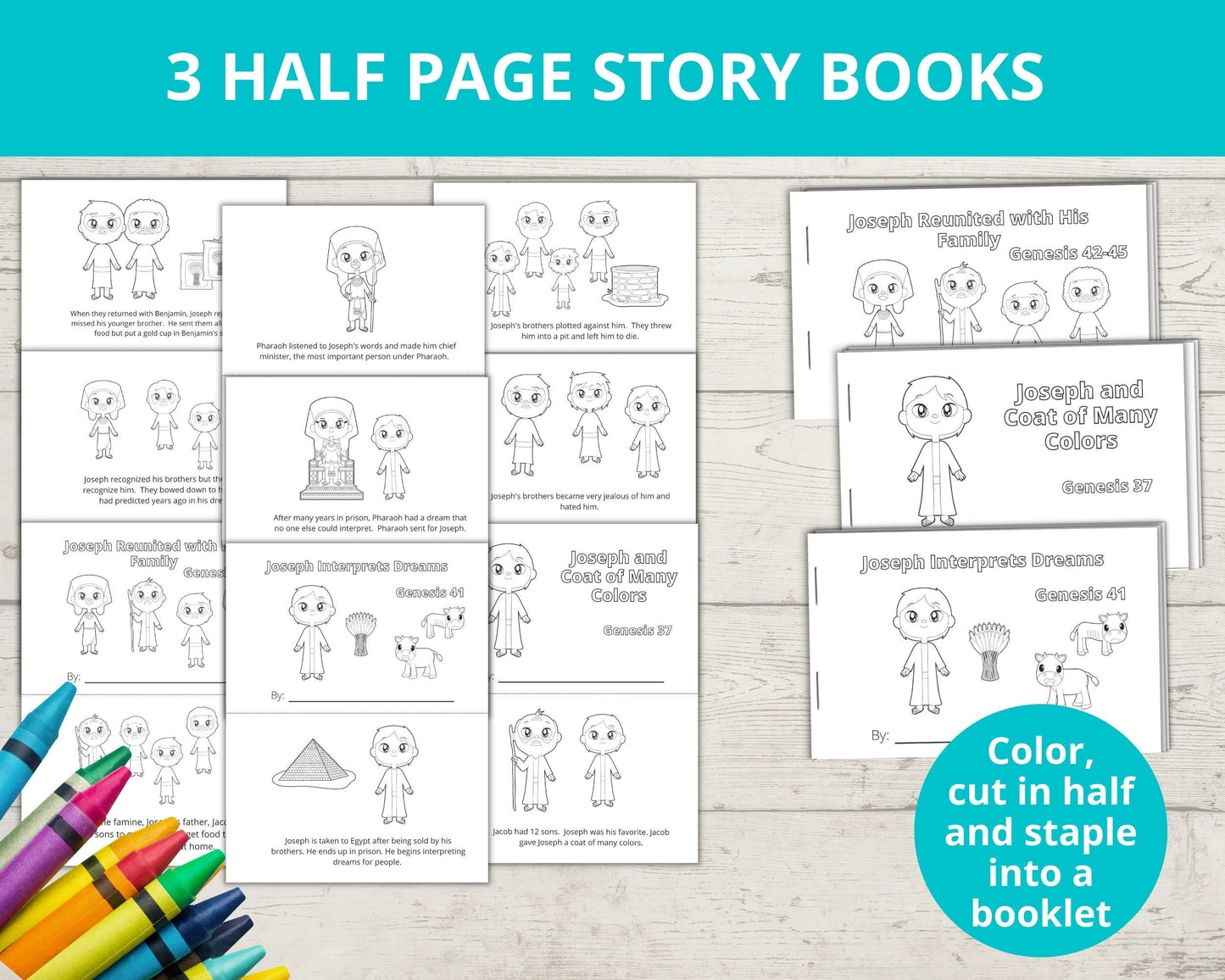 Story of Joseph Printable Activity Pack
