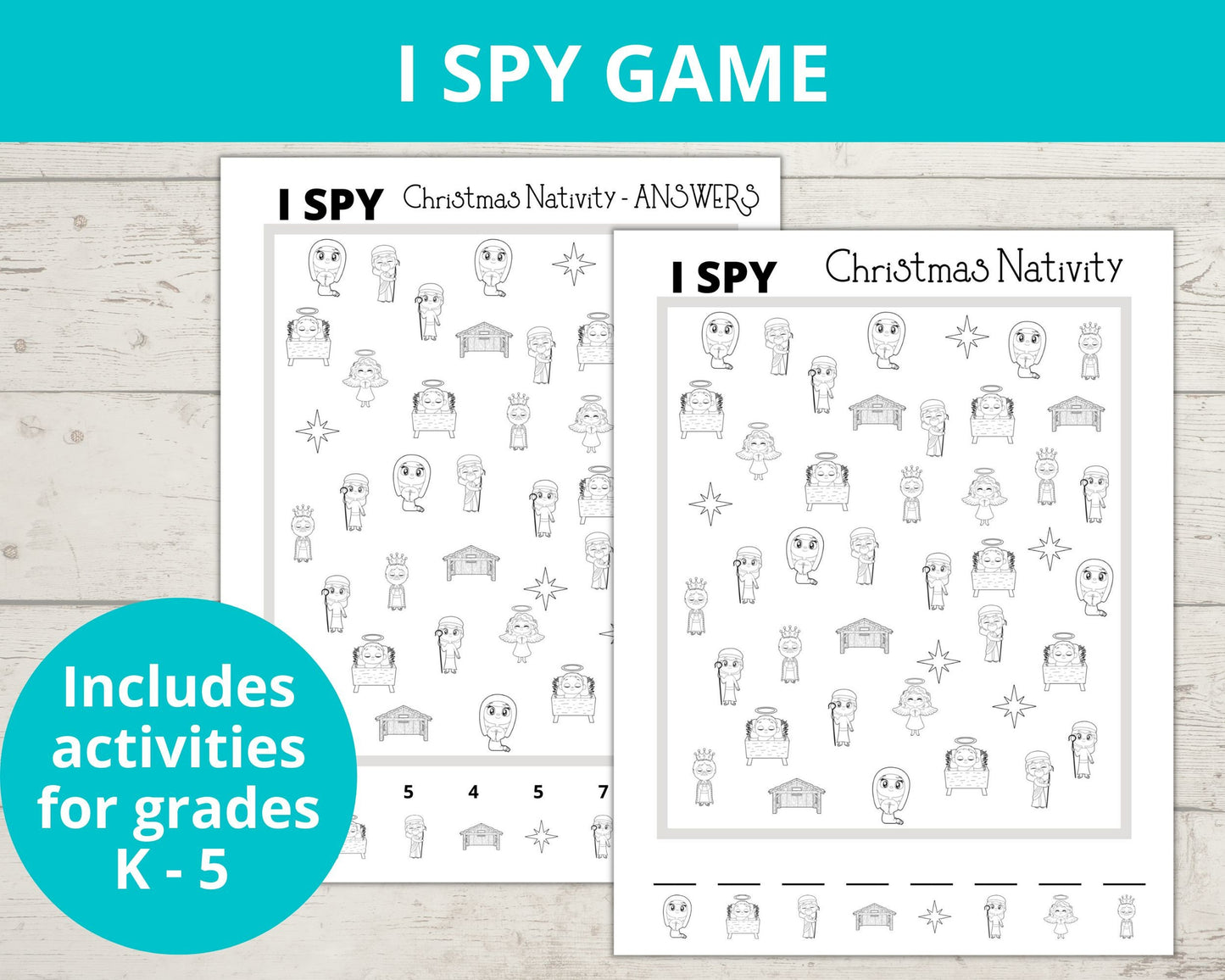 Christmas Nativity Printable Activity Pack