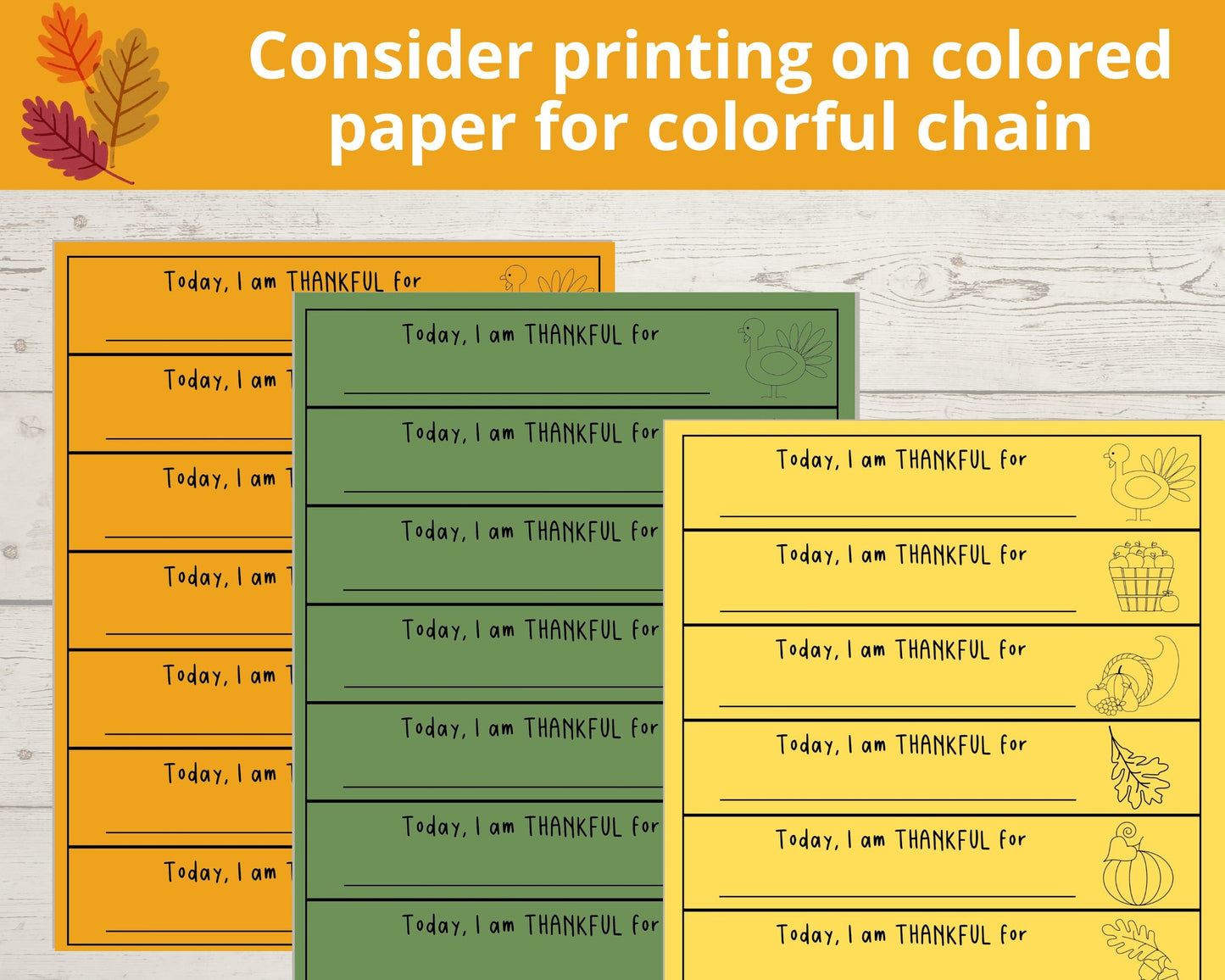 I am thankful for Printable Activity for Thanksgiving