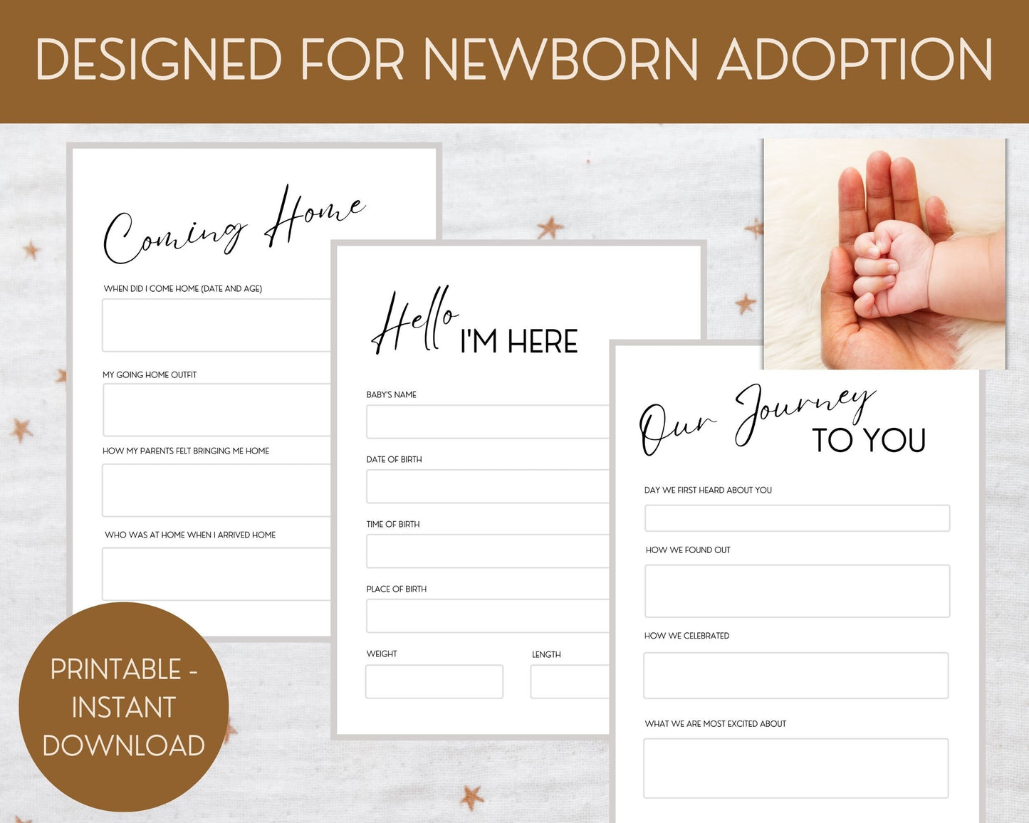 Adoption Baby Book