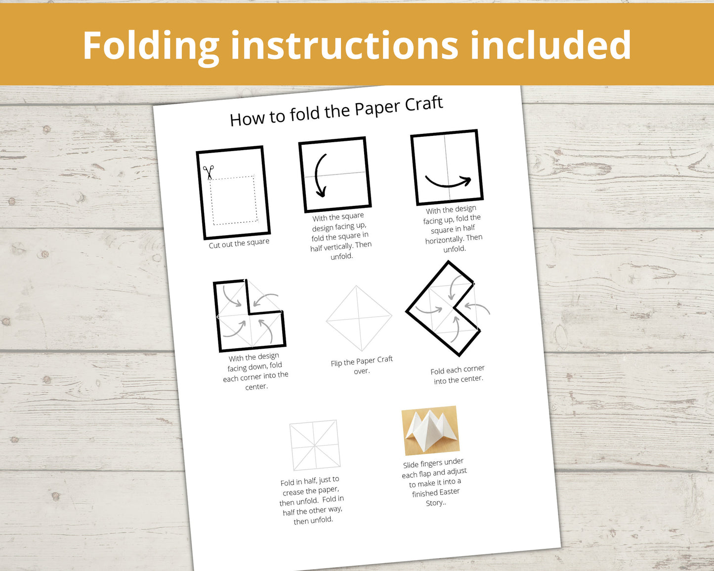 Jesus Heals the Ten Lepers Printable Cootie Catcher
