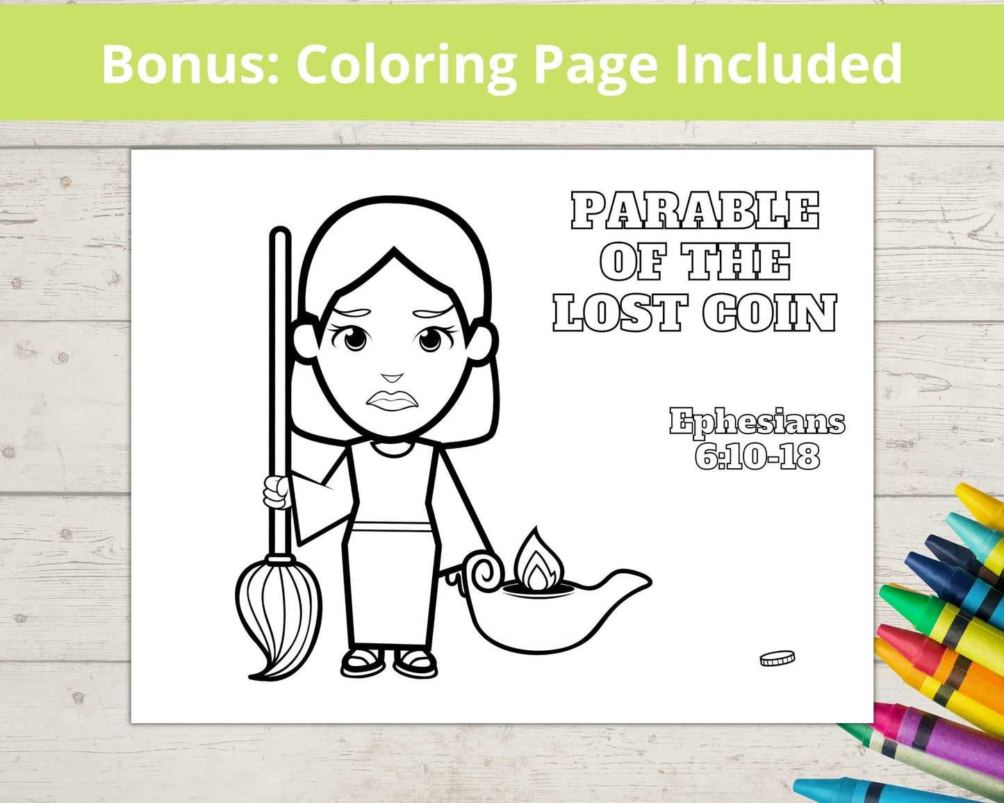 Parable of Lost Coin Printable Mini Book