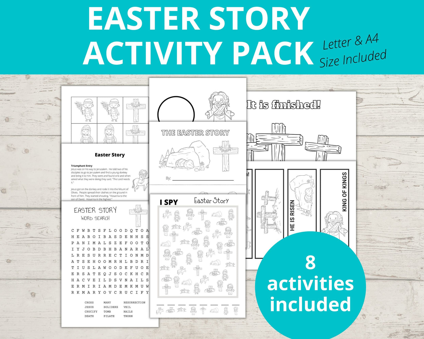 Easter Story Printable Activity Pack