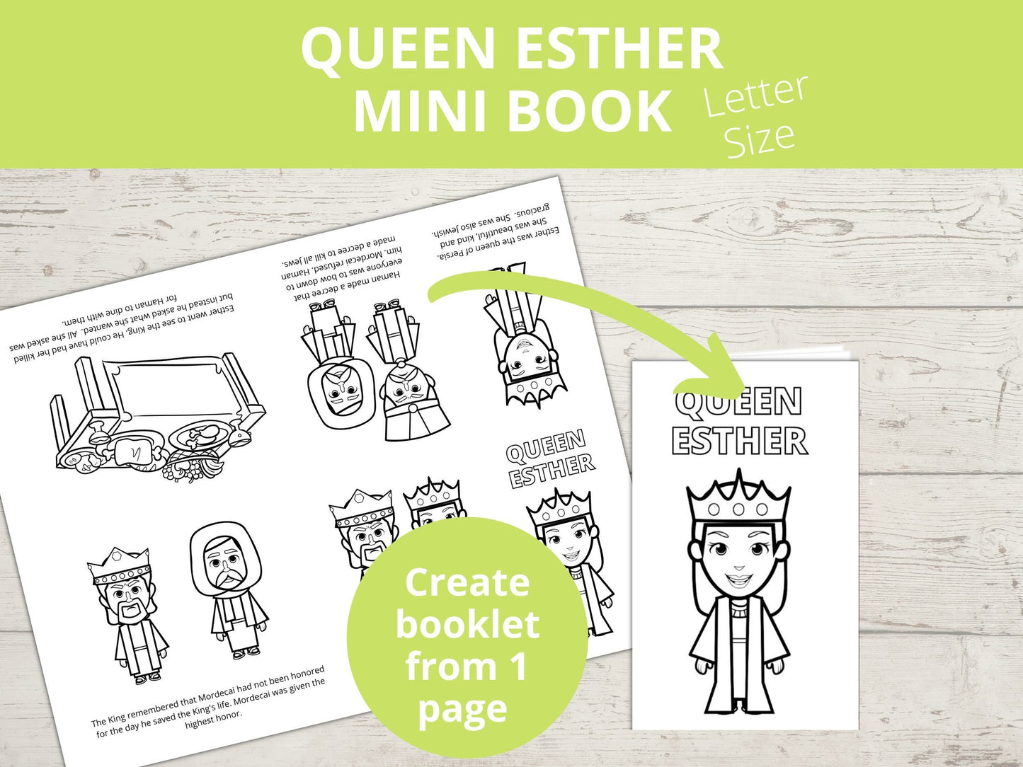Queen Esther Printable Mini Book