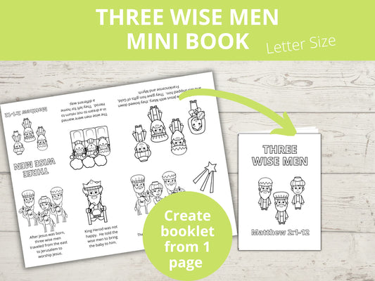 Three Wise Men Mini Book