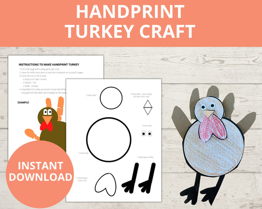 Handprint Turkey Craft