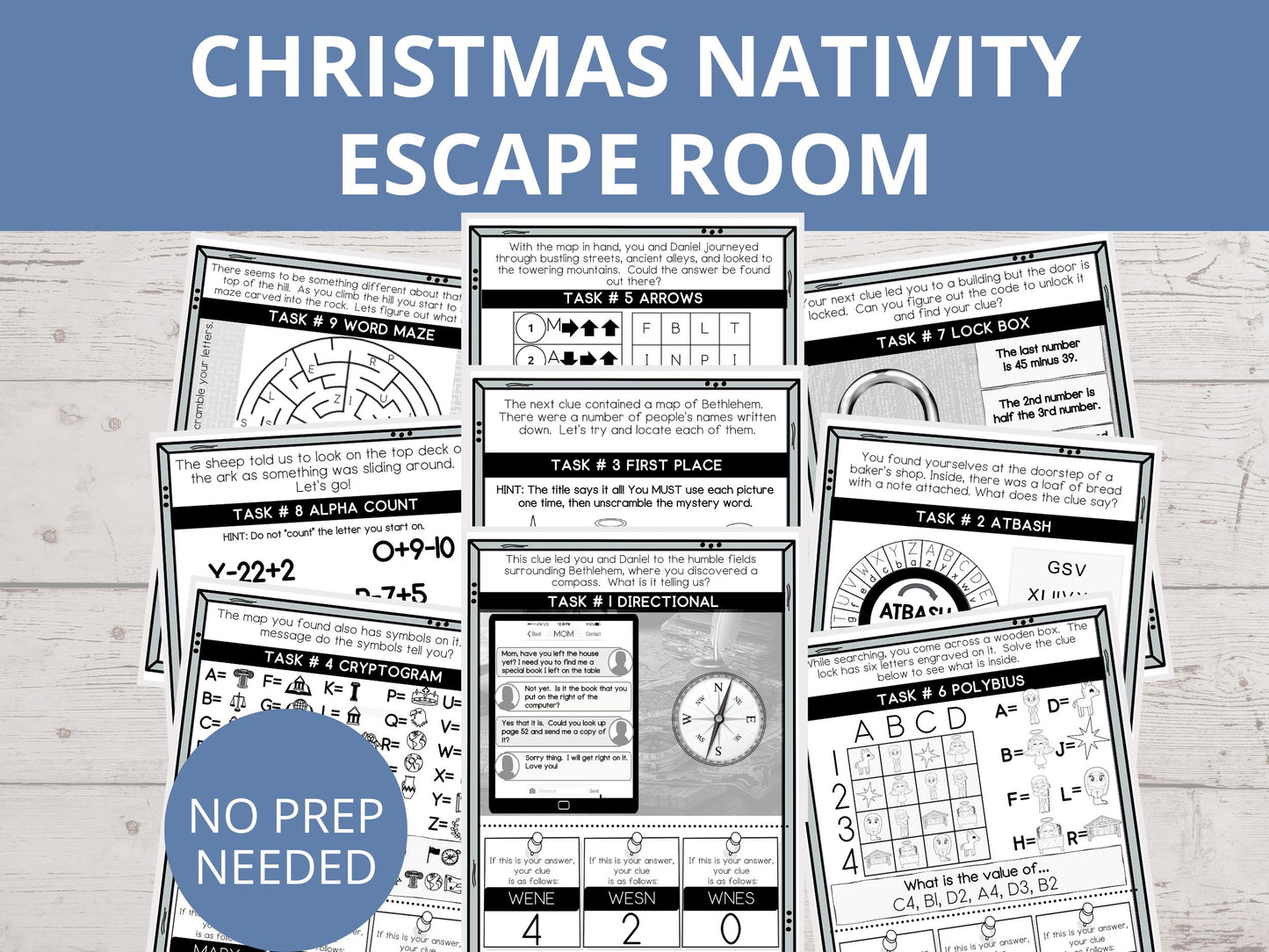 Christmas Nativity Escape Room