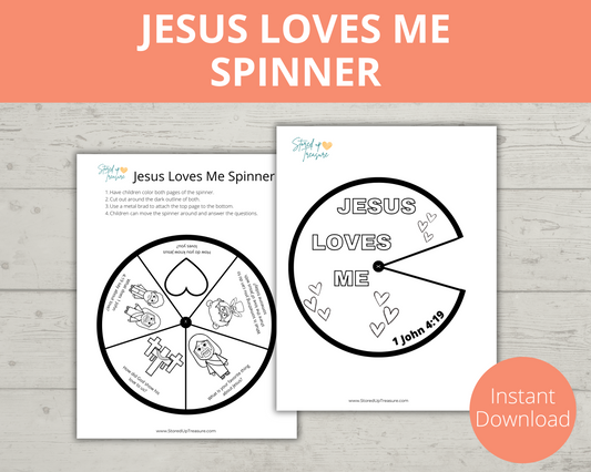 Jesus Loves Me Spinner