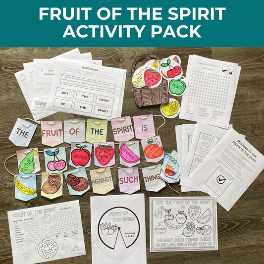 Fruit of the Spirit - Galatians 5:22-23 Activity Pack