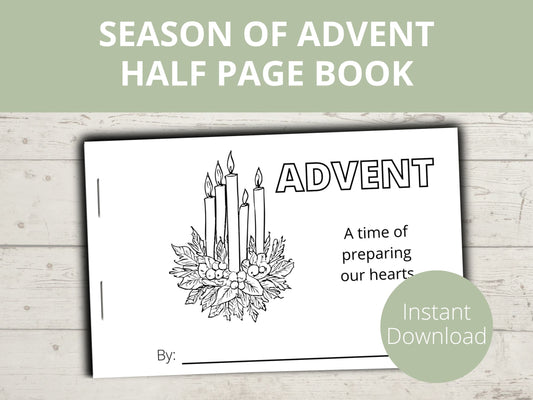 Advent Half Page Book